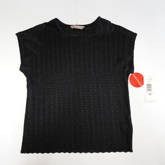 TanJay Tops - TanJay | Women' Sheer Black Shirt Size Petite Small | Essentials by Tan Jay Top